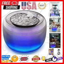 Ultra-Quiet 3.5L Cat Water Fountain with 4-Layer Filtration and LED Indicator