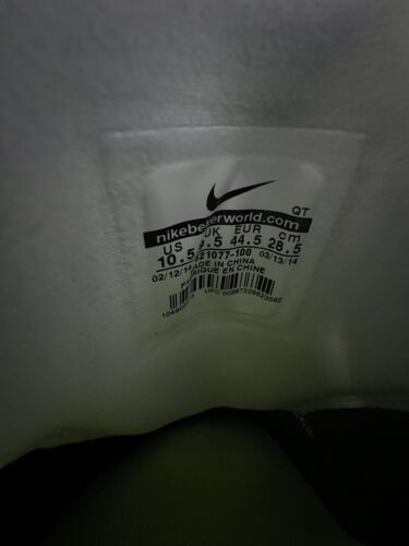 Nike Herren Air Max 2014 - weiß/schwarz/Volt - Herren Größe 10,5 - Neu ohne Box - Bild 6 von 12