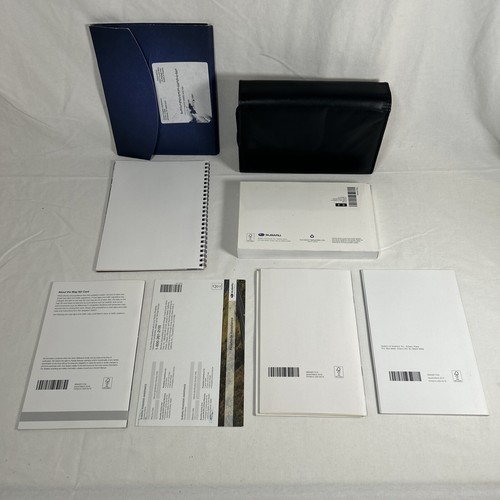 2017 SUBARU WRX OWNERS MANUAL W/ POUCH CASE - Picture 2 of 9