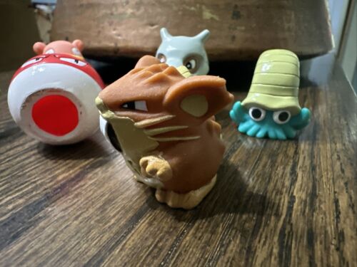 Pokemon Fingerpuppe Figur 6 Stück Set Pokemon Kinder Bandai Vintage 1996 - Bild 2 von 6