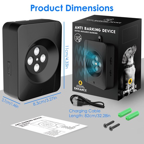 Ultrasonic Anti-barking Device Indoor Outdoor Dog Bark Control Sensing Distance - Picture 8 of 13