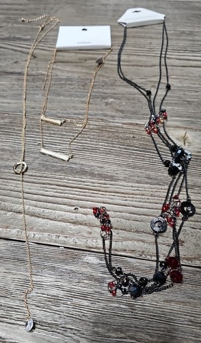 Mixed Lot of 11 Chain Necklaces Pendants Express Mixit Stephan & Co. LC 16", 32" - Picture 5 of 8