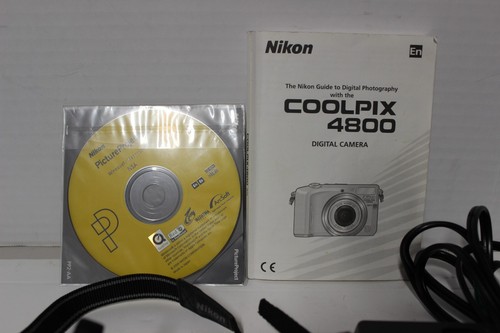 Nikon CoolPix Model 4800 ED Digital Camera 8.3x Zoom 6-50mm 2.7-4.4 4MP Tested - Picture 9 of 10