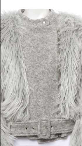 Band Of Outsiders Faux Fur Jacket Sz S - Picture 4 of 4