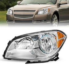 Fit 2008-2012 Chevy Malibu Halogen Headlight Headlamp Driver Left Side 08-12 LH