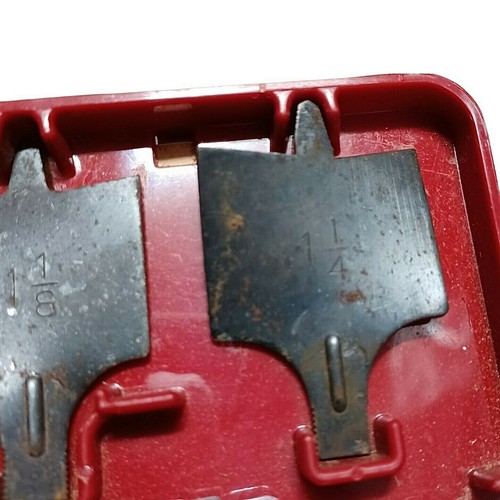 Craftsman Power Wood Boring Bits 10 Piece set Vintage Wood Tools USA  - Picture 8 of 12