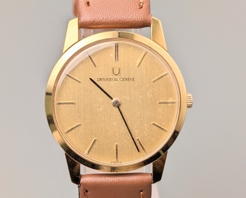 Universal Geneve 542101 Gold Plated Hand-winding Men's Watch Vintage 31mm - Picture 5 of 17