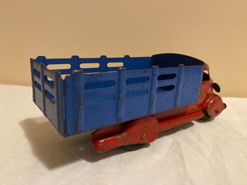 Marx Wyandotte Studebaker Pressed Steel Stake Truck 1930s wooden wheels USA Z-68 - Picture 6 of 8