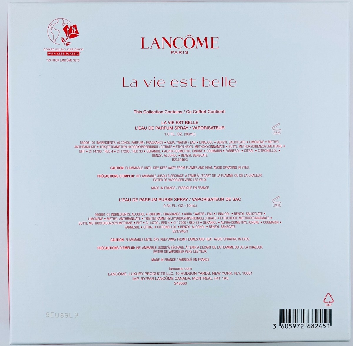 未使用品 LANCOME（ランコム）La Vie Est Belleのセット クリスマスコフレ2022】豪華すぎ♡フルメイクが完成するランコム