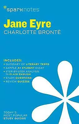 Jane Eyre SparkNotes Literature Guide by SparkNotes, Charlotte Bronte... - Picture 1 of 1