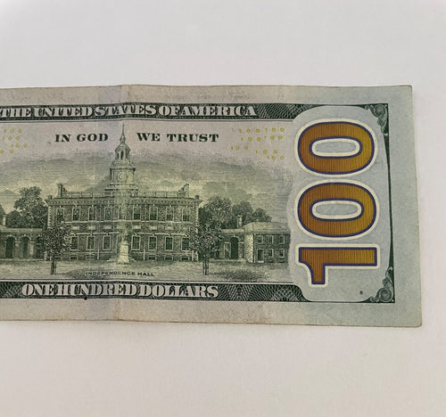 Star Note $100 Dollar Rare Bill & NOSE ERROR - CRISP, NICE CONDITION 2013 - Picture 7 of 7