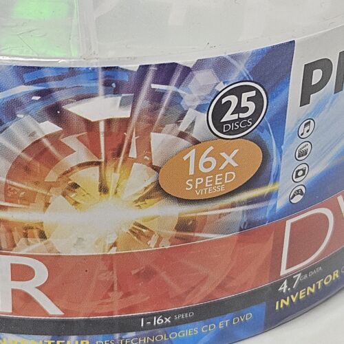Philips DVD+R 4.7GB 120 Minute 1-16x Speed 25 PACK - Picture 2 of 6