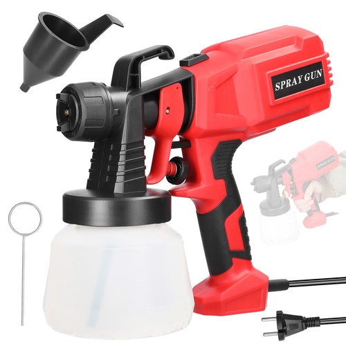 800ML Electric Spray Gun Paint Sprayer Auto Furniture Steel Coating Airbrush - Picture 9 of 16