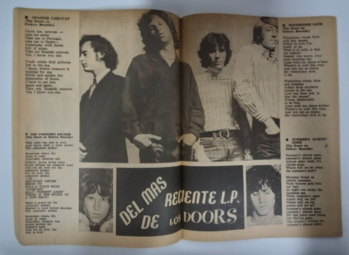 MEXICO CANTA #396 DECEMBER 1968 MEXICAN MAGAZINE THE DOORS /THE BEATLES/MONKEES - Picture 8 of 9