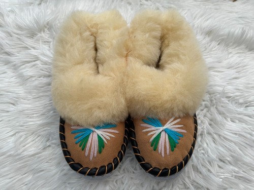 Women’s Slipper Boots 100% Leather With Sheepskin Wool Lining - Picture 26 of 338
