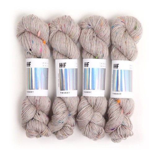 Hedgehog Knitting Wool Fibres Tweedy Hand Dyed Recycled Merino DK Double Yarn - Imagen 2 de 13