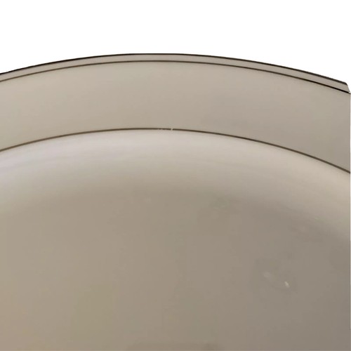 Plato para servir ovalado de platino Lenox Federal 16" colección clásicos hecho en EE. UU. - Imagen 6 de 12
