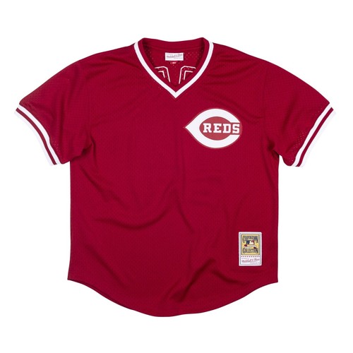 Cincinnati Reds Pete Rose #14 Mitchell & Ness Red 1984 Authentic Mesh BP Jersey - Picture 5 of 10