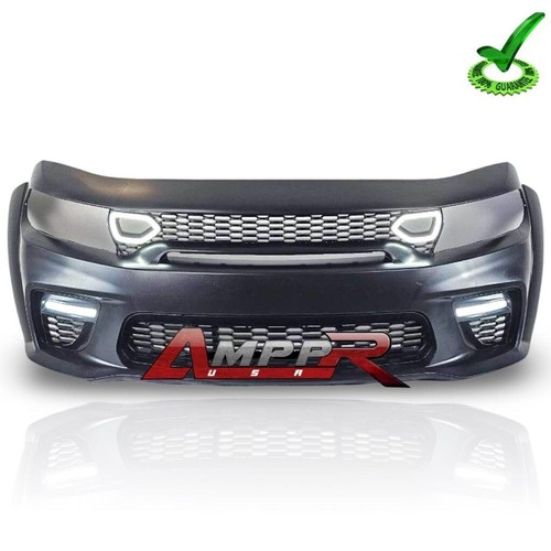 Fit 2015-2023 Dodge Charger Widebody Kit Front and Rear bumper Free Shipping - Picture 2 of 12