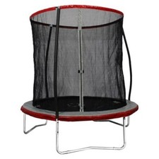 Trampoline et boîtier Trainor Sports 8 pieds combo | Tapis de saut et housse complète