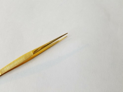 3 STAINLESS STEEL SPLINTER FORCEPS TWEEZERS FINE POINT 4.5" SURGICAL INSTRUMENTS - Picture 2 of 2