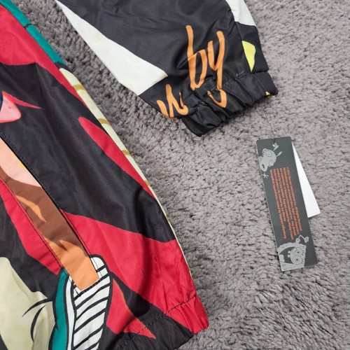Members Only X Nickelodeon Jacket Mens Medium M Windbreaker Hooded Spongebob - Picture 4 of 16