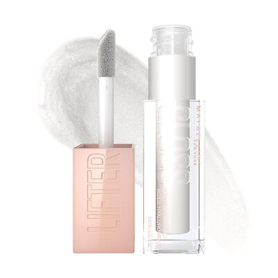 Maybelline New York Lifter Gloss, Moisturizing, Tinted Lip Gloss 4.5ml 001 Pearl