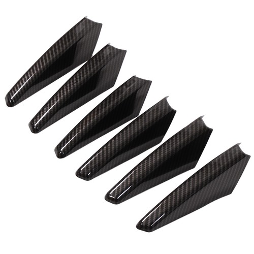 Car Front Side Grille Strip Cover Trim For LR Discovery Sport 2024+ ABS Carbon - Picture 3 of 9