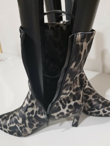 Oliver Miller Trendy Fashion booties leopard size 10 - Picture 6 of 7