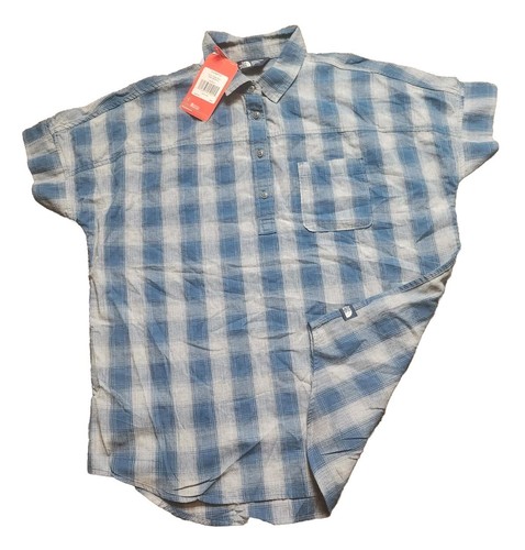 North Face Women's Tanami Shirt Blue gray button Size Large L - Picture 3 of 6