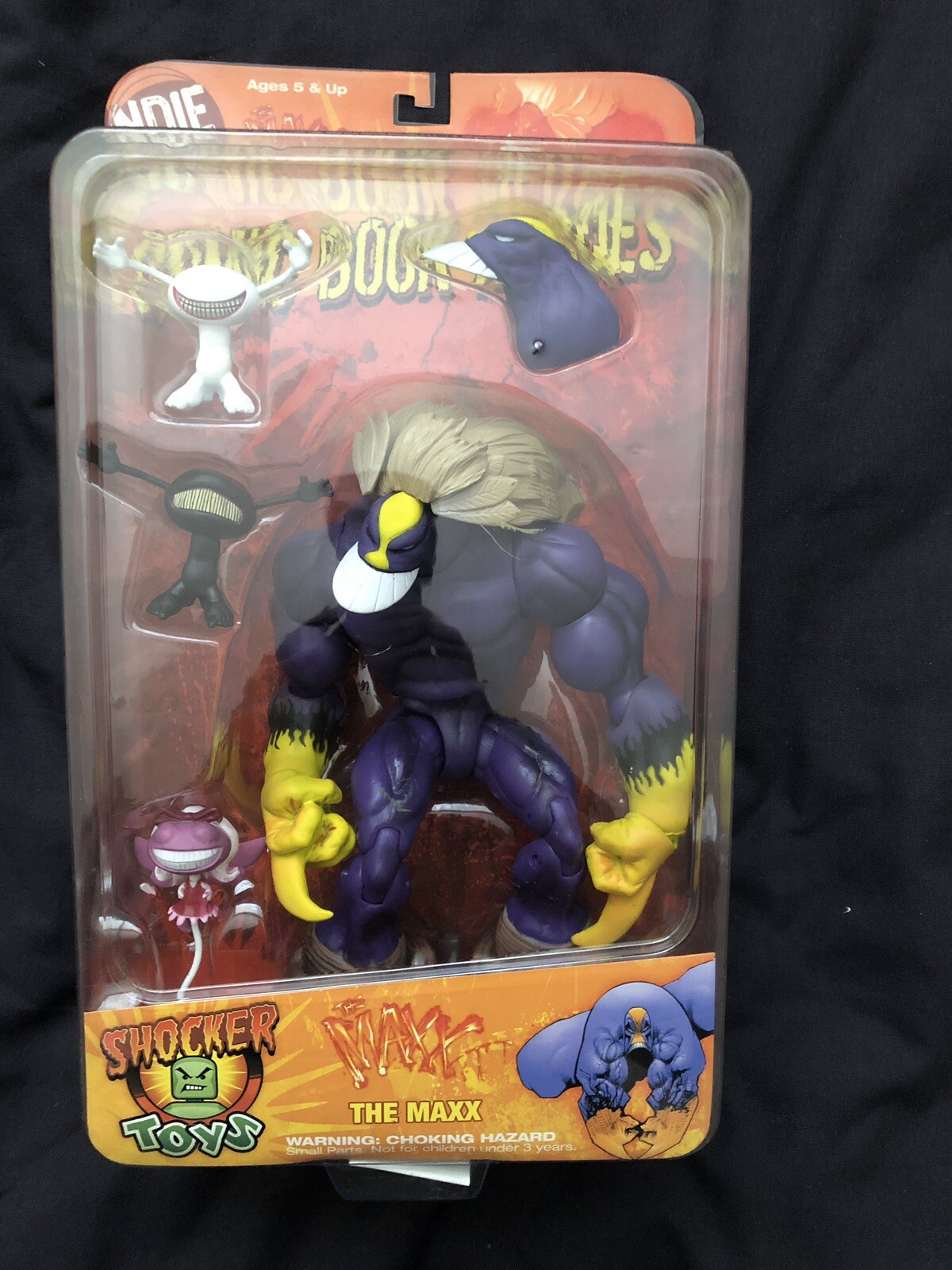 Shocker giocattoli Comic libro Heroes The Maxx Indie Spotlight azione cifra Rare Shocker giocattoli Comic libro Heroes The Maxx Indie Spotlight azione cifra Rare