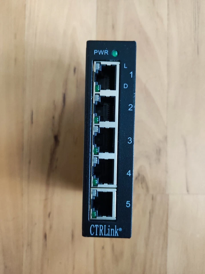 CONTEMPORARY CONTROLS SKORPION-5 ETHERNET SWITCH EISK5-100T -used - Bild 2 von 3