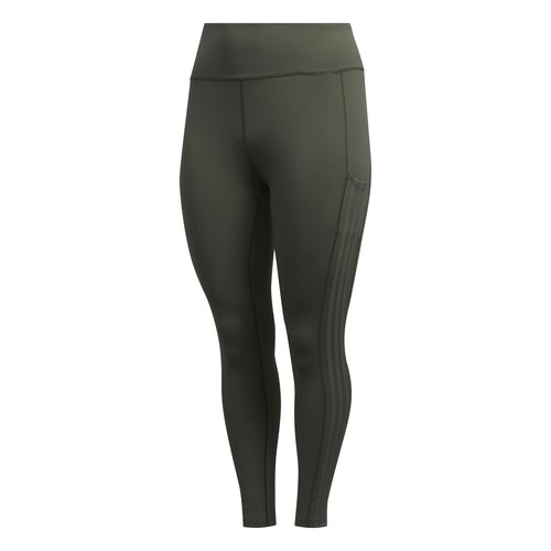 adidas High Waist 7/8 Leggings RRP £64.95 Olive Green Pockets Universal Standard - Picture 5 of 12
