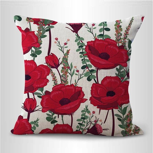 set of 4 summer flower garden cushion covers decor pillow covers - Picture 6 of 9