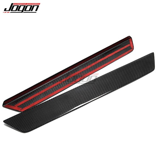 Couverture de seuil de porte en carbone éraflure garniture pour C8 Corvette Z06 Z51 Stingray 2020-24 - Photo 5/9