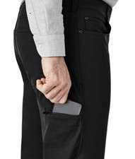 DENALI Black UPF 50 Travel Pants Stretch  34/30 Straight Fit  NEW