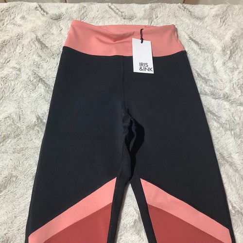 nwt iris & ink cropped activewear leggings size xs - Picture 7 of 10