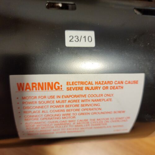 Dial 2204 Evaporative Cooler Motor 1/2HP 2SP 115V 1725RPM 60Hz 56Z FR 2204T NEW - Picture 8 of 10