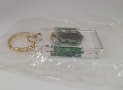 SEIKO Communications Retro SD Plastic Keychain Key Holder New Sealed - Picture 3 of 8