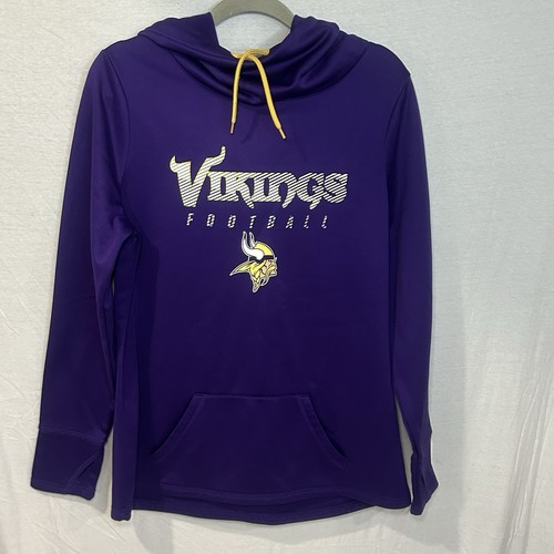 Minnesota Vikings Majestic Hoodie Therma Base NFL Football Women Size Large