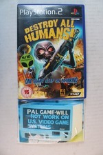 Destroy All Humans Sony Playstation 2, PS2 PAL VERSION, Complete, tested