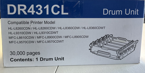 DR431CL DR-431CL Drum Unit Replacement for Brother HL-L8260CDW HL-L8360CDW - Picture 5 of 14