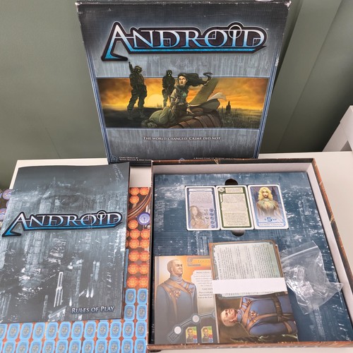 Android Brettspiel Fantasy Flight Games 2008 *KOMPLETT* Mordverschwörung