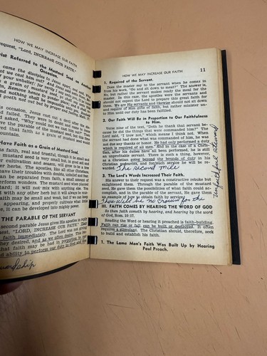Vintage SERMON OUTLINES WITH HELPS - John C Jernigan Volume 2 Pastoral Subjects - Foto 8 di 8