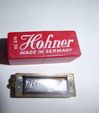 Hohner No. 39 Harmonica Miniature "Little Lady" with Red Case Made in Germany