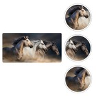Horse Pattern Mouse Pad Super Large Thick Gaming Mouse Pad Extended Mat