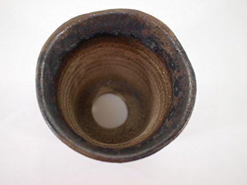 Olla bonsai Wonder Shigaraki Ware tamaño 3,5 color dorado olla mediana profunda Japón - Imagen 3 de 6