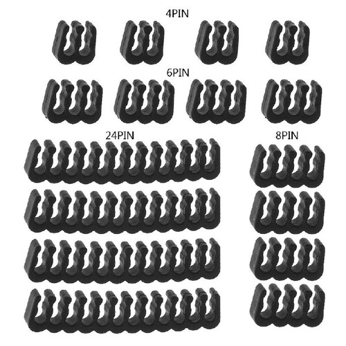 PP Cables Comb Clamp Clip Organizer Dresser for 2.5-3.2mm PC Power Cables Wiring - Afbeelding 10 van 10