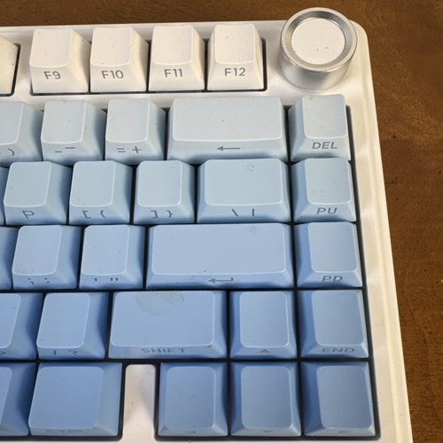AULA F75 Wireless RGB Mechanical Keyboard 75% Hot Swappable, Blue and White - Picture 4 of 7