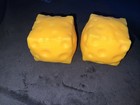 VTG Set 2 Squeeze Cheese Extra Large Squishy Block Gag Gifts